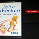 Aztec Adventure - Sega Master System - With Box
