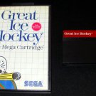 Great Ice Hockey - Sega Master System - With Box - Uncommon