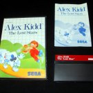 Alex Kidd The Lost Stars - Sega Master System - Complete CIB