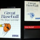Great Baseball - Sega Master System - Complete CIB