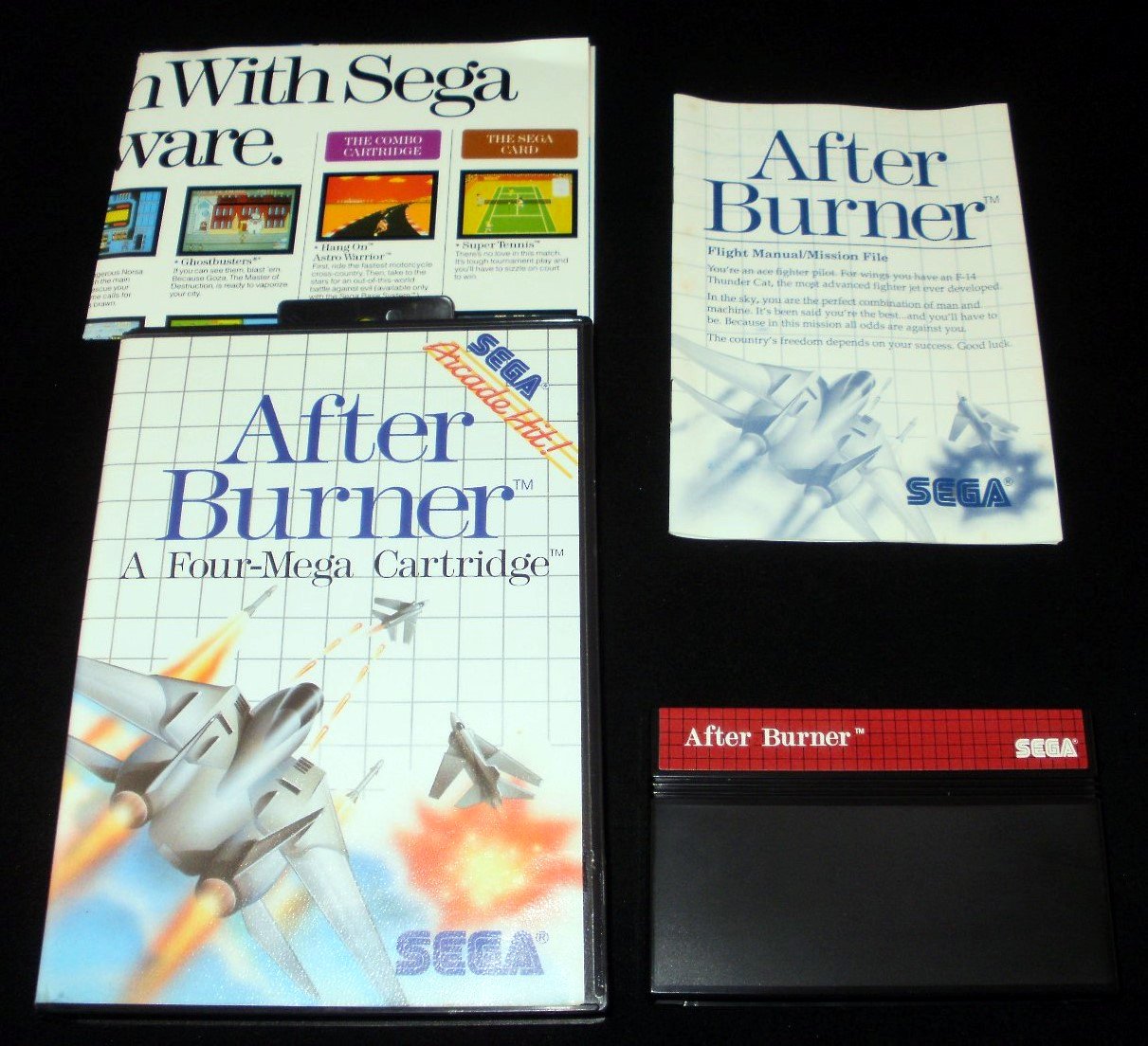 After Burner - Sega Master System - Complete CIB