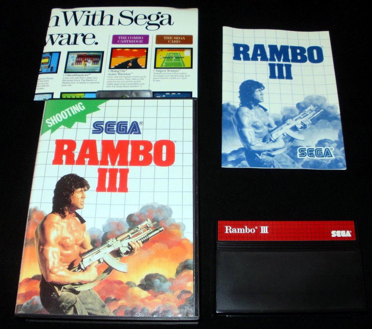 Rambo III - Sega Master System - Complete CIB