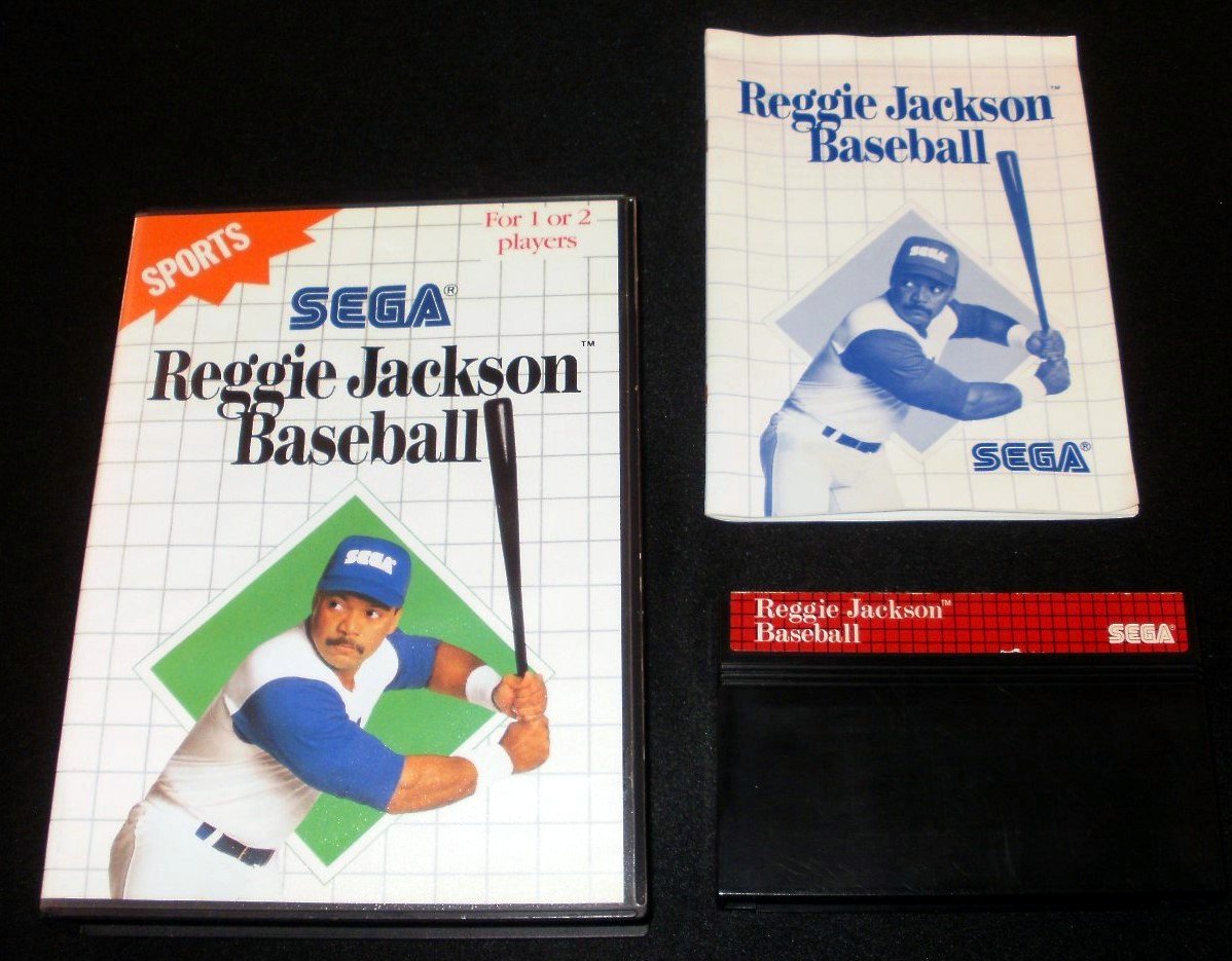 Reggie Jackson Baseball - Sega Master System - Complete CIB