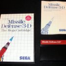 Missile Defense 3D - Sega Master System - Complete CIB