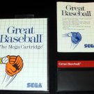 Great Baseball - Sega Master System - Complete CIB