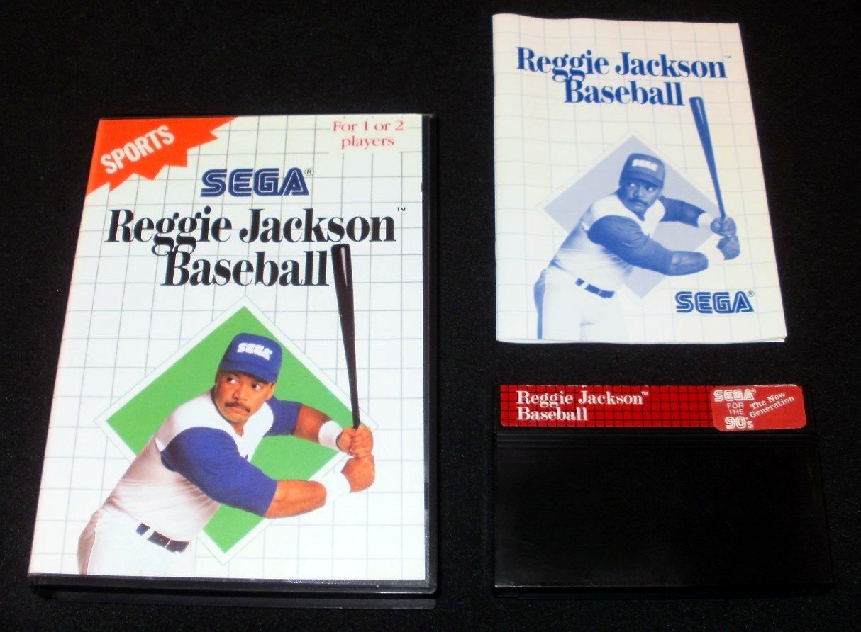 Reggie Jackson Baseball - Sega Master System - Complete CIB