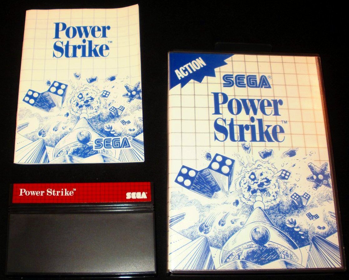Power Strike - Sega Master System - Complete CIB - Rare