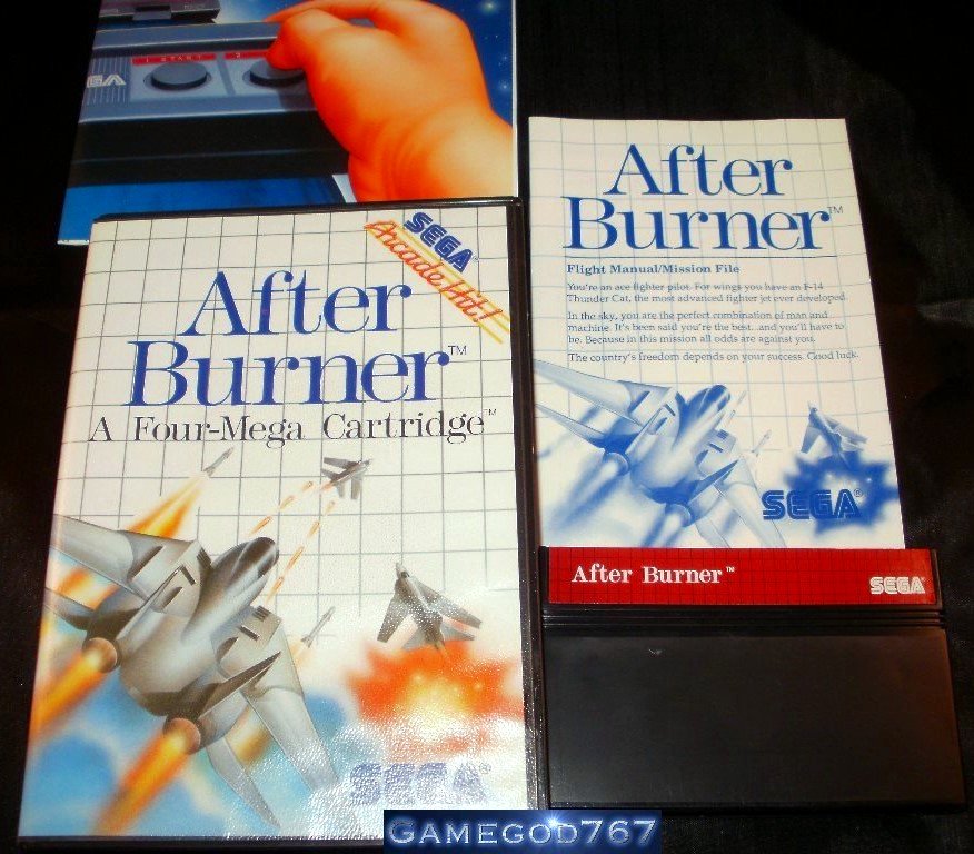 After Burner - Sega Master System - Complete CIB