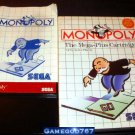 Monopoly - Sega Master System - Complete CIB