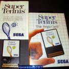Super Tennis - Sega Master System - Complete CIB