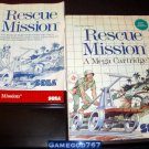 Rescue Mission - Sega Master System - Complete CIB