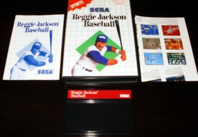 Reggie Jackson Baseball - Sega Master System - Complete CIB
