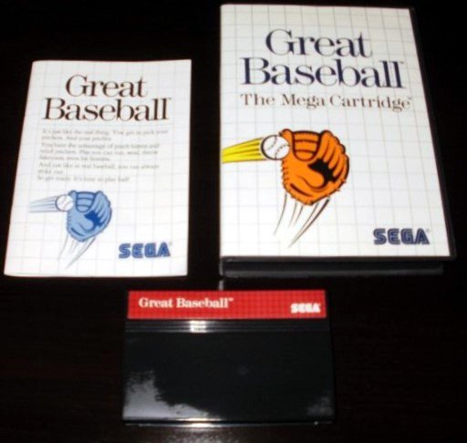 Great Baseball - Sega Master System - Complete CIB
