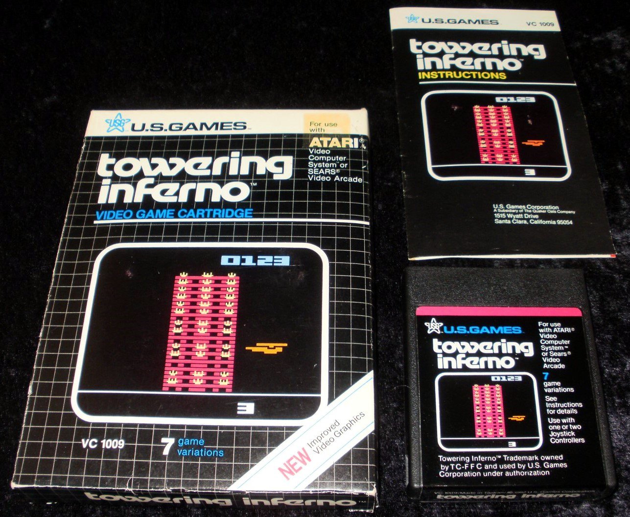 Towering Inferno - Atari 2600 - Complete CIB