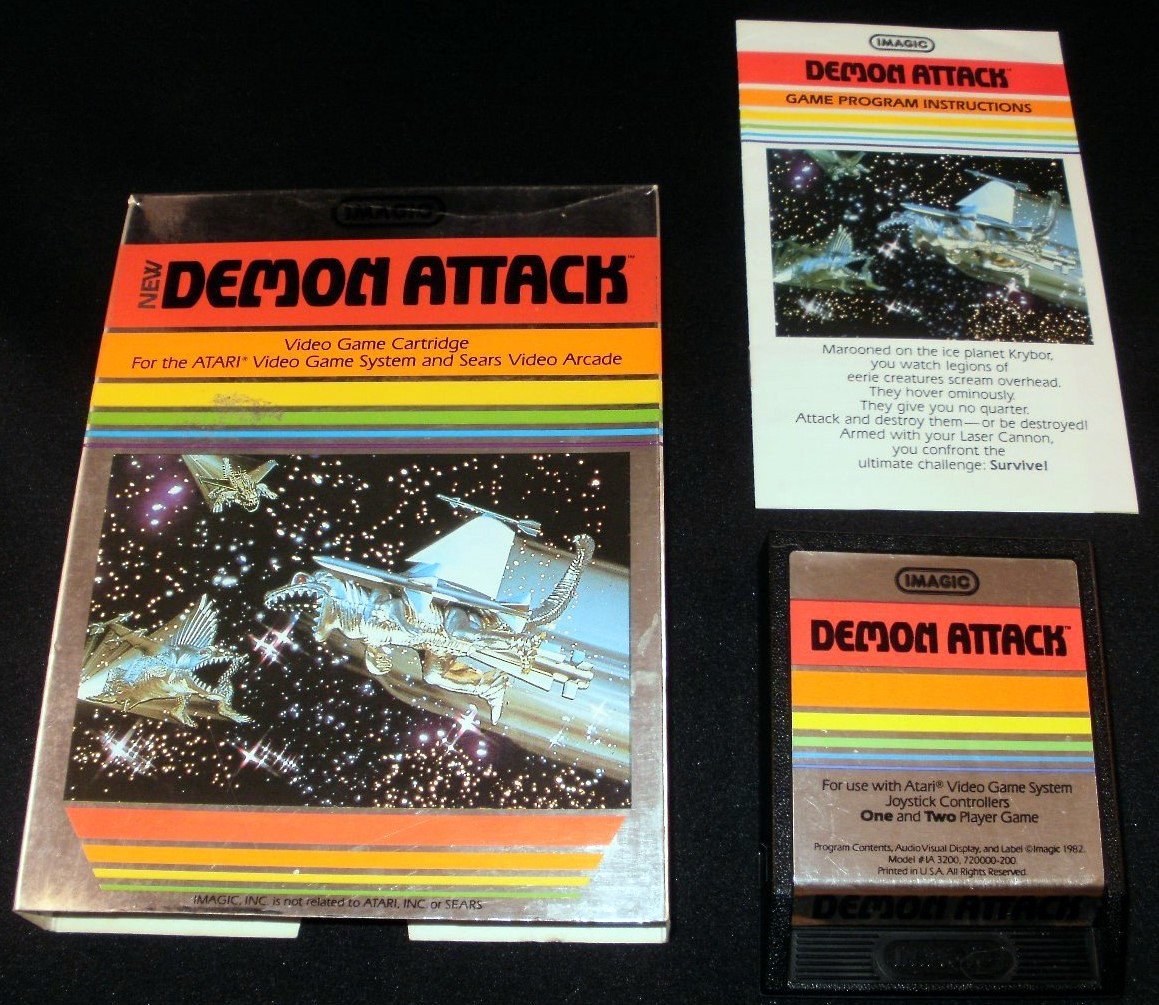 Demon Attack - Atari 2600 - Complete CIB