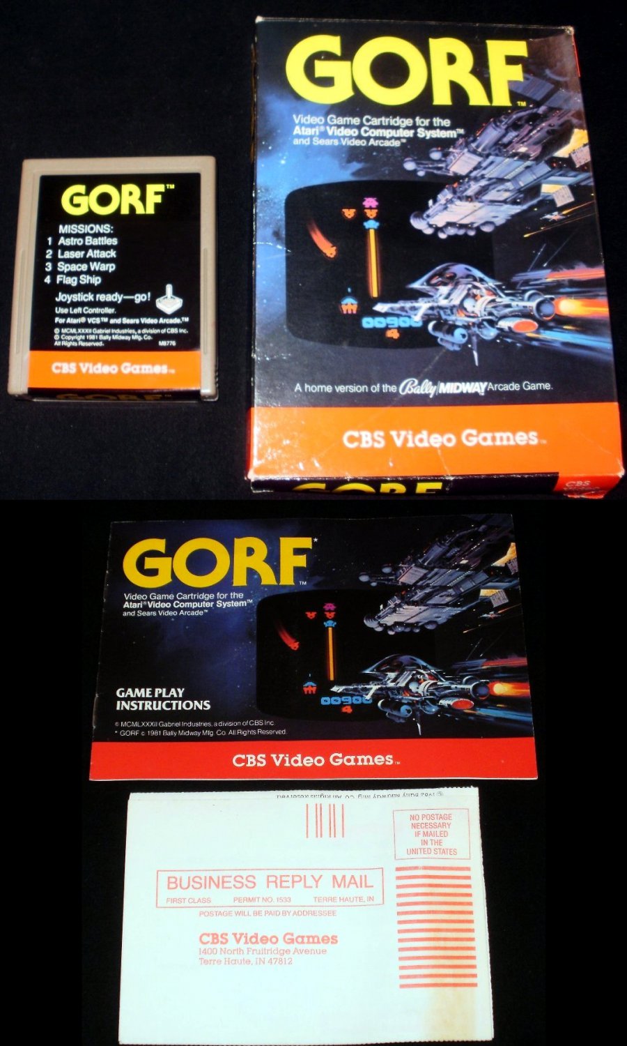 Gorf - Atari 2600 - Complete CIB