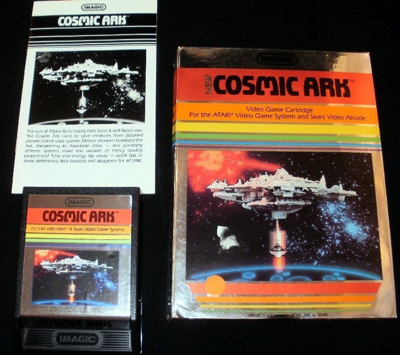 Cosmic Ark - Atari 2600 - Complete CIB