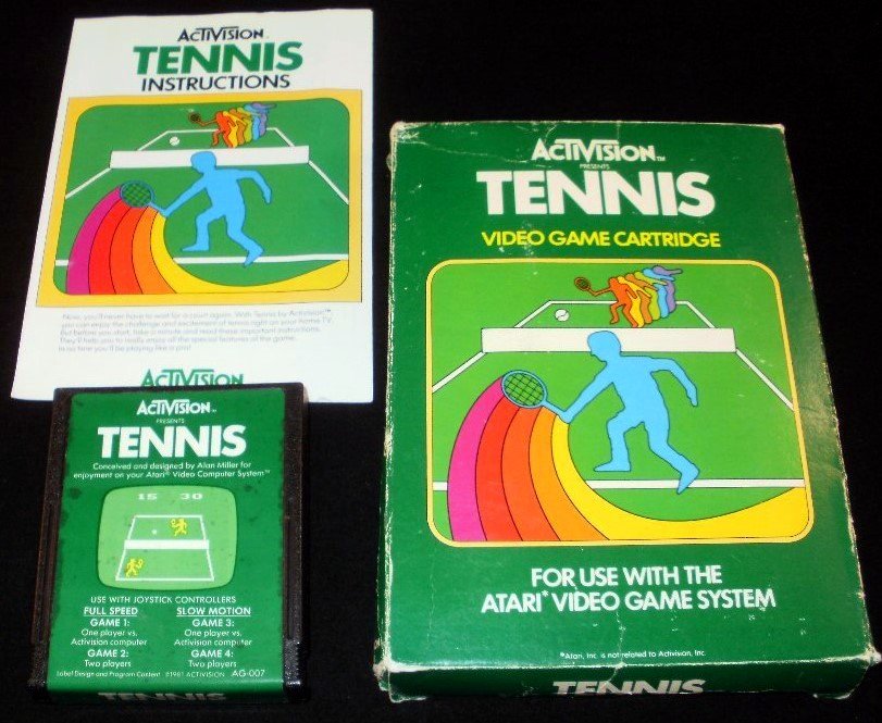 Tennis - Atari 2600 - Complete CIB