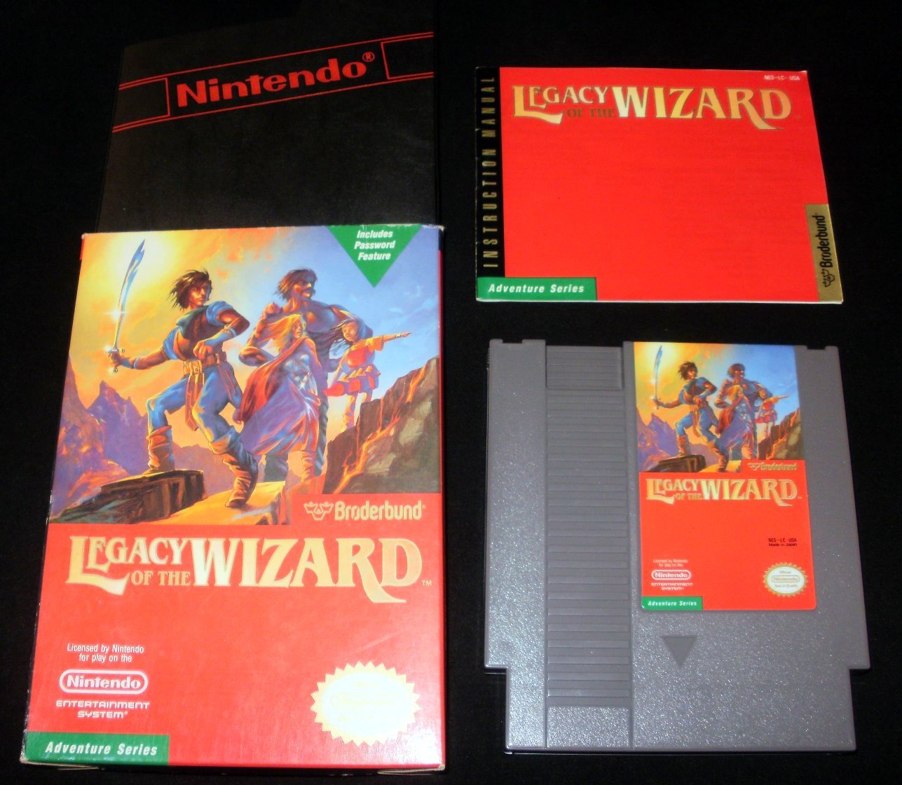 Legacy of the Wizard Nintendo NES Complete CIB