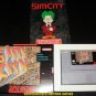 SimCity - SNES Super Nintendo - Complete CIB- Original 1991 Release
