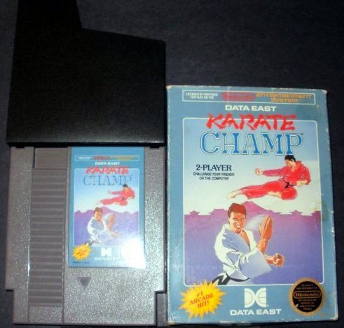 Karate Champ - Nintendo NES - With Box & Cartridge Sleeve