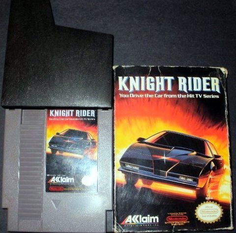 Knight Rider - Nintendo NES - With Box & Cartridge Sleeve