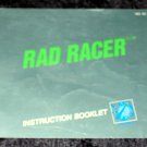 Rad Racer - Nintendo NES - Manual Only