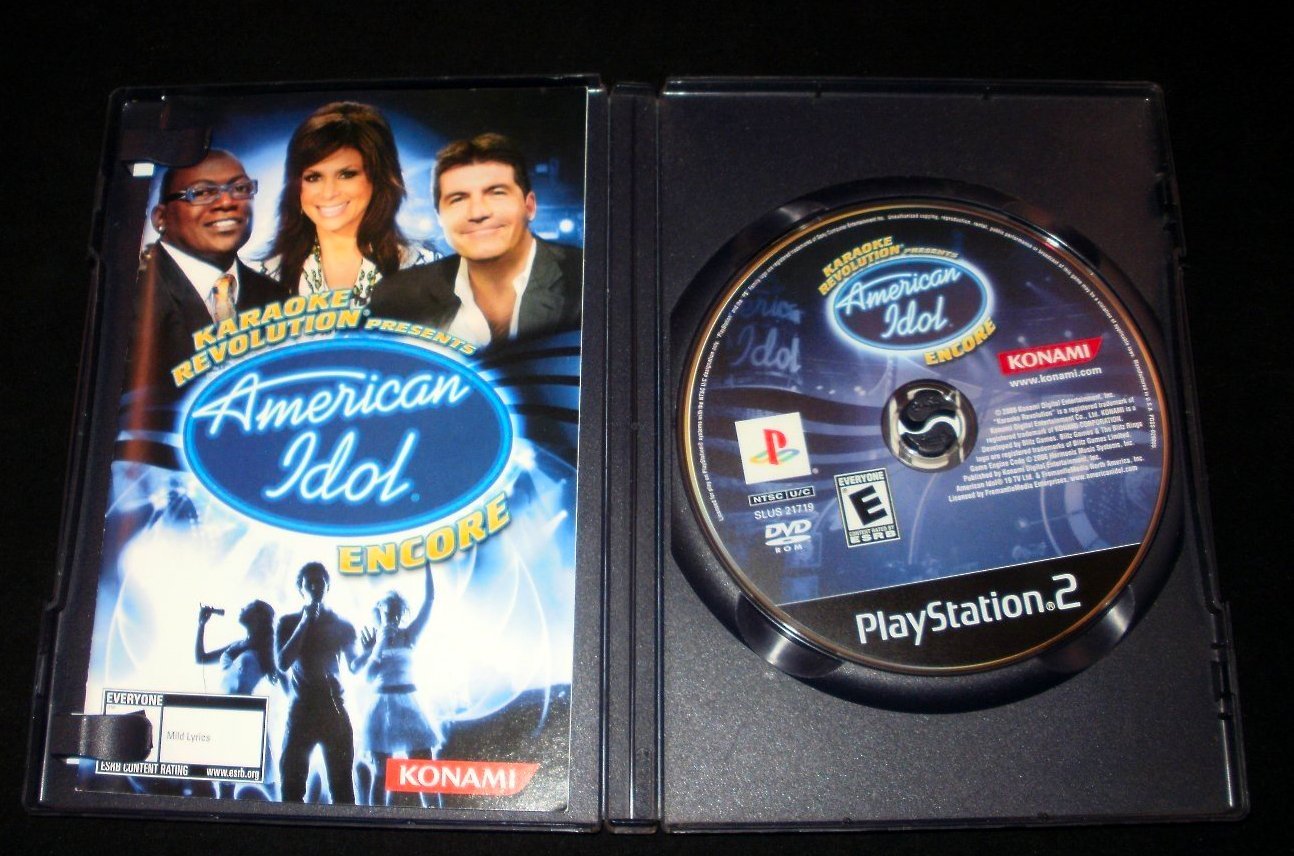 American Idol Encore - Sony PS2 - Complete CIB