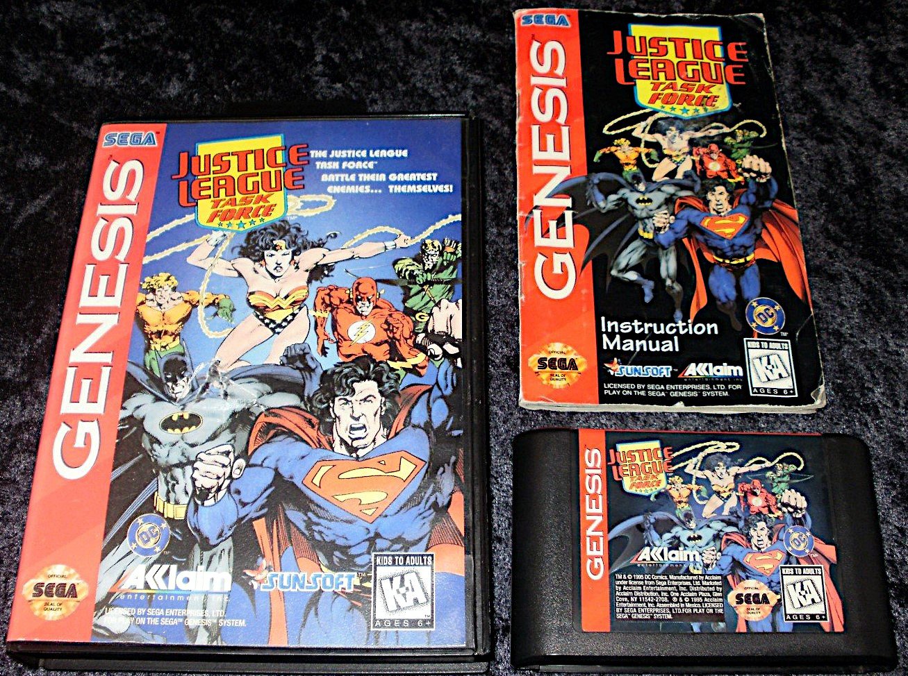 Justice League Task Force - Sega Genesis - Complete CIB