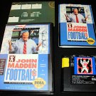John Madden Football 93 - Sega Genesis - Complete CIB