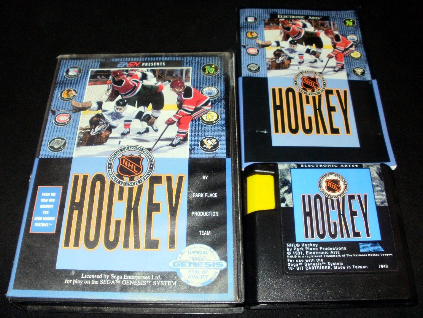 NHL Hockey - Sega Genesis - Complete CIB - EASN Cover