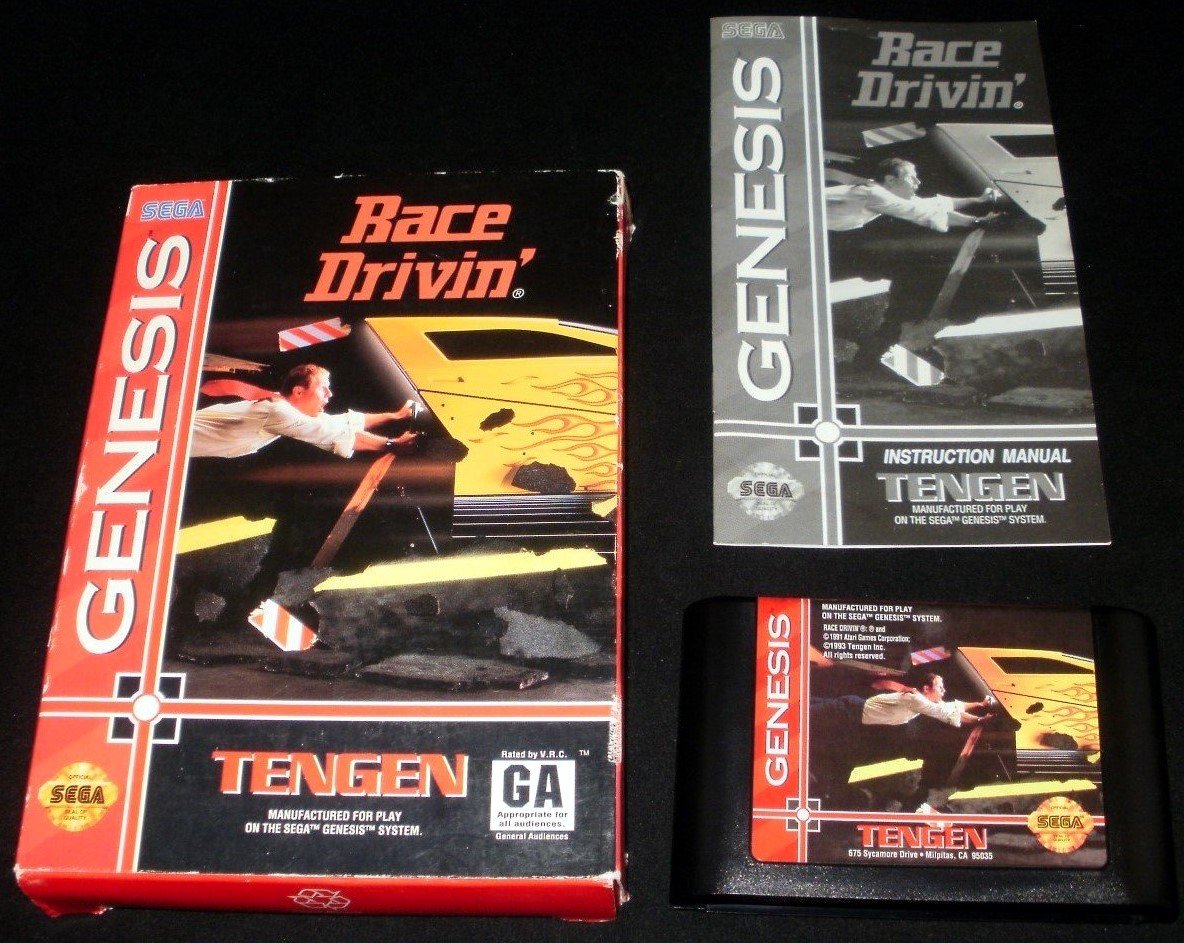 Race Drivin - Sega Genesis - Complete CIB