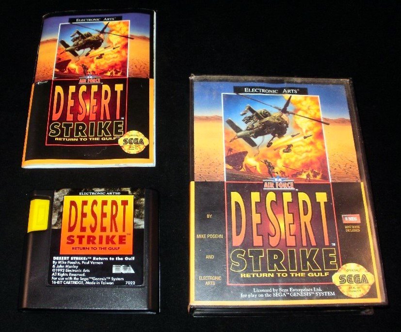 Desert Strike - Sega Genesis - Complete CIB