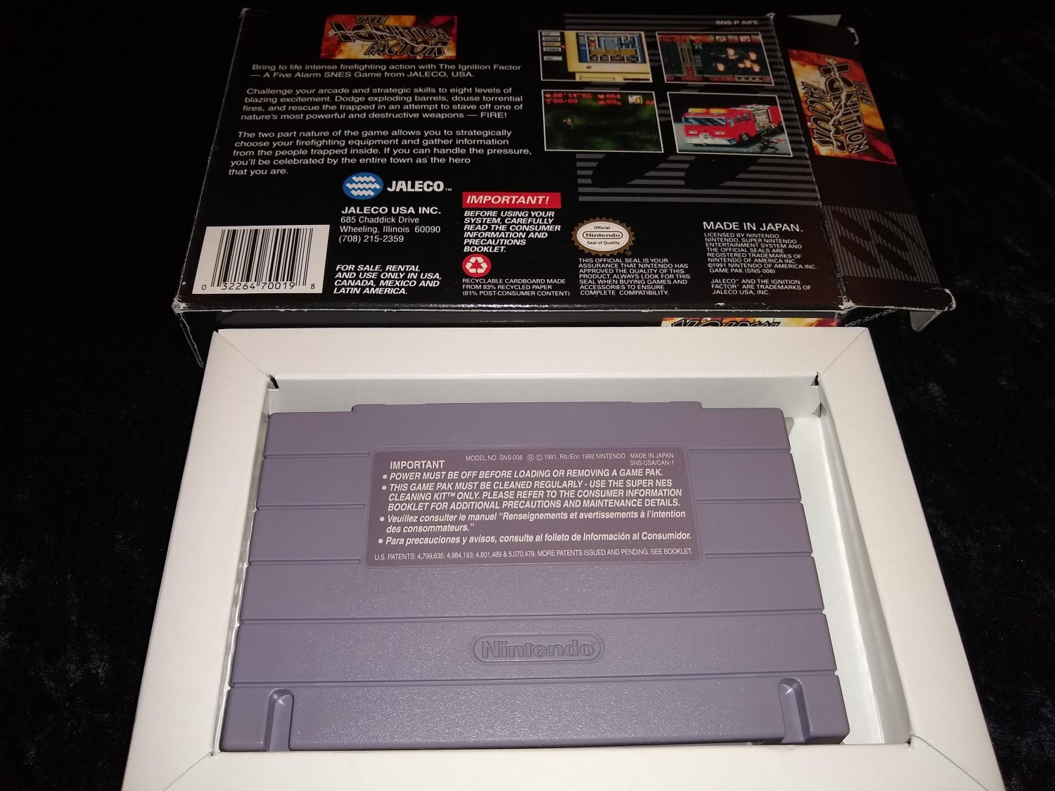 Ignition Factor - SNES Super Nintendo - With Box