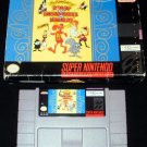 Adventures of Rocky and Bullwinkle - SNES Super Nintendo - With Box