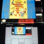 Adventures of Rocky and Bullwinkle - SNES Super Nintendo - With Box