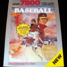 Realsports Baseball - Atari 7800 - New Factory Sealed