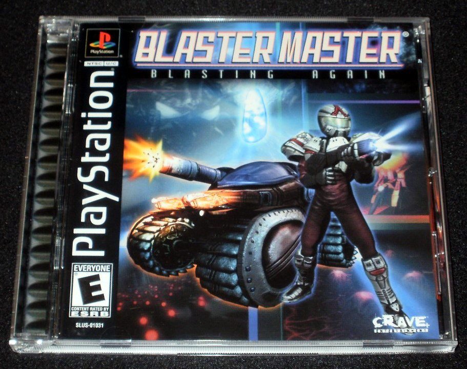 Blaster Master Blasting Again Sony PS1 Complete CIB