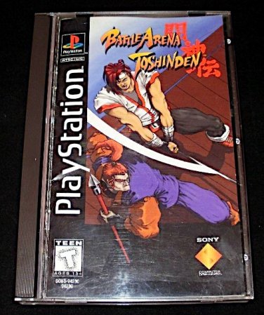 Battle Arena Toshinden - Sony PS1 - Complete CIB Long Box