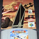 Star Wars Rogue Squadron - N64 Nintendo - With Manual