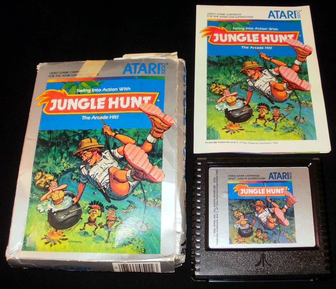 Jungle Hunt - Atari 5200 - Complete CIB