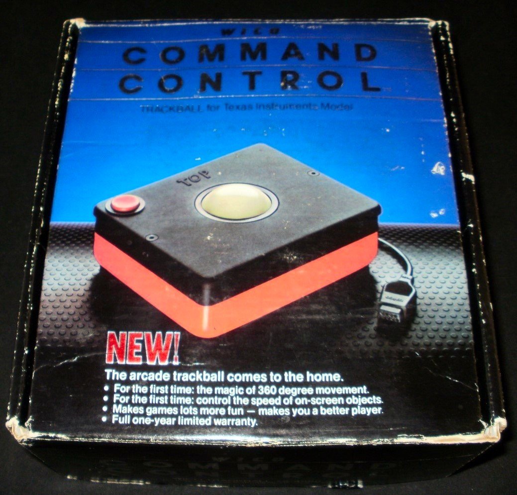 Command Control Trackball 1982 Wico Texas Instruments TI99 New