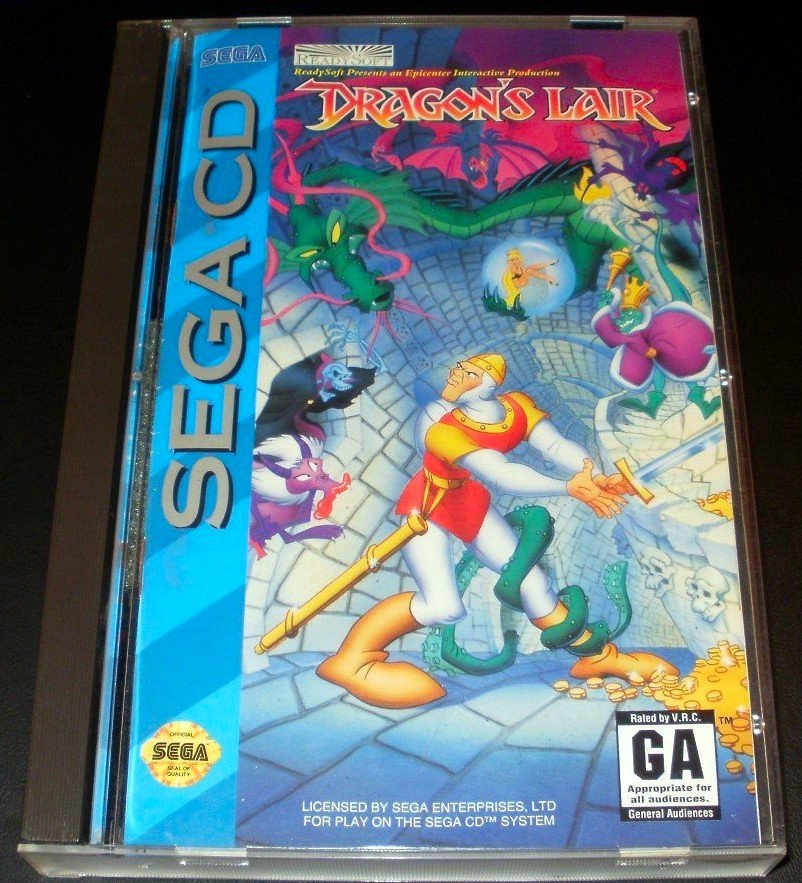 Dragon's Lair - Sega CD - Complete CIB