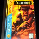Fahrenheit - Sega CD - Complete CIB - 32X CD Version