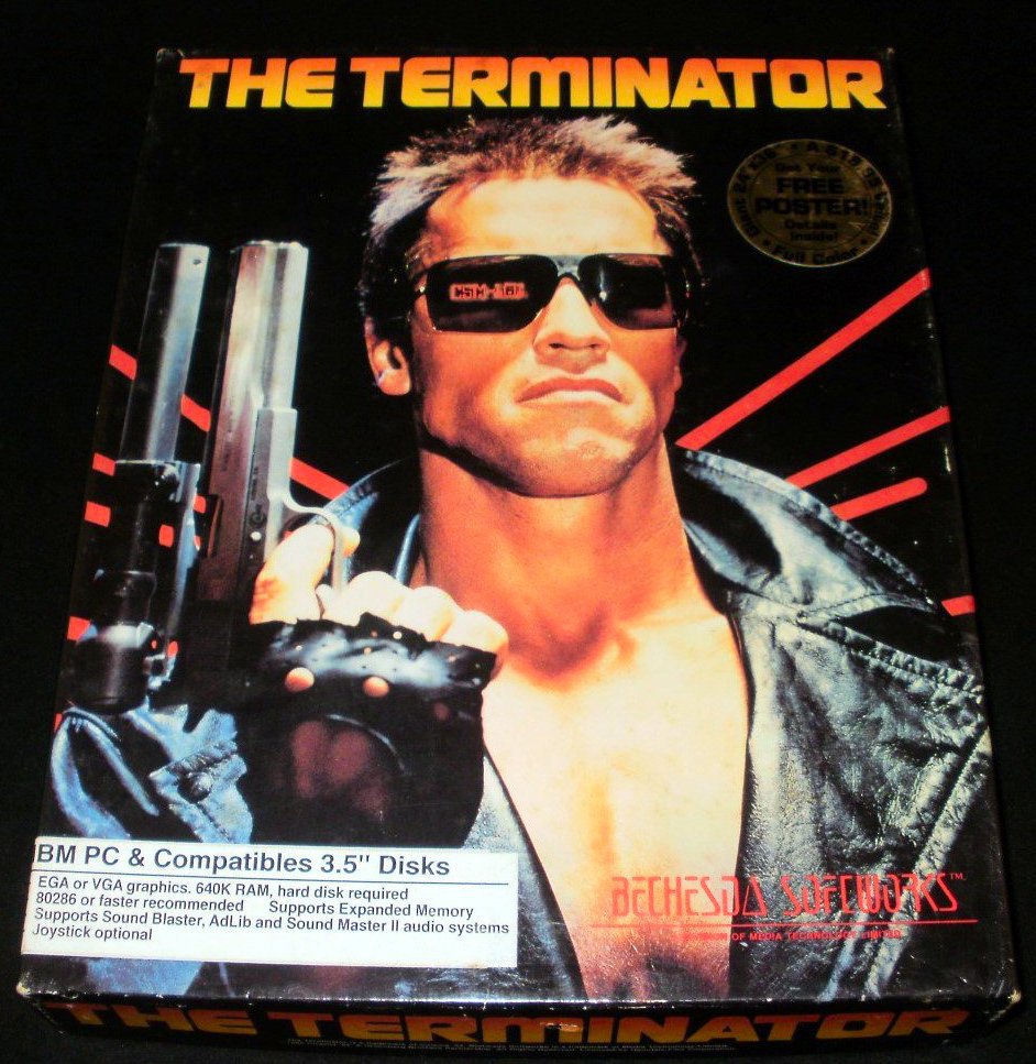 The Terminator - 1990 Bethesda Softworks - IBM PC - Complete CIB