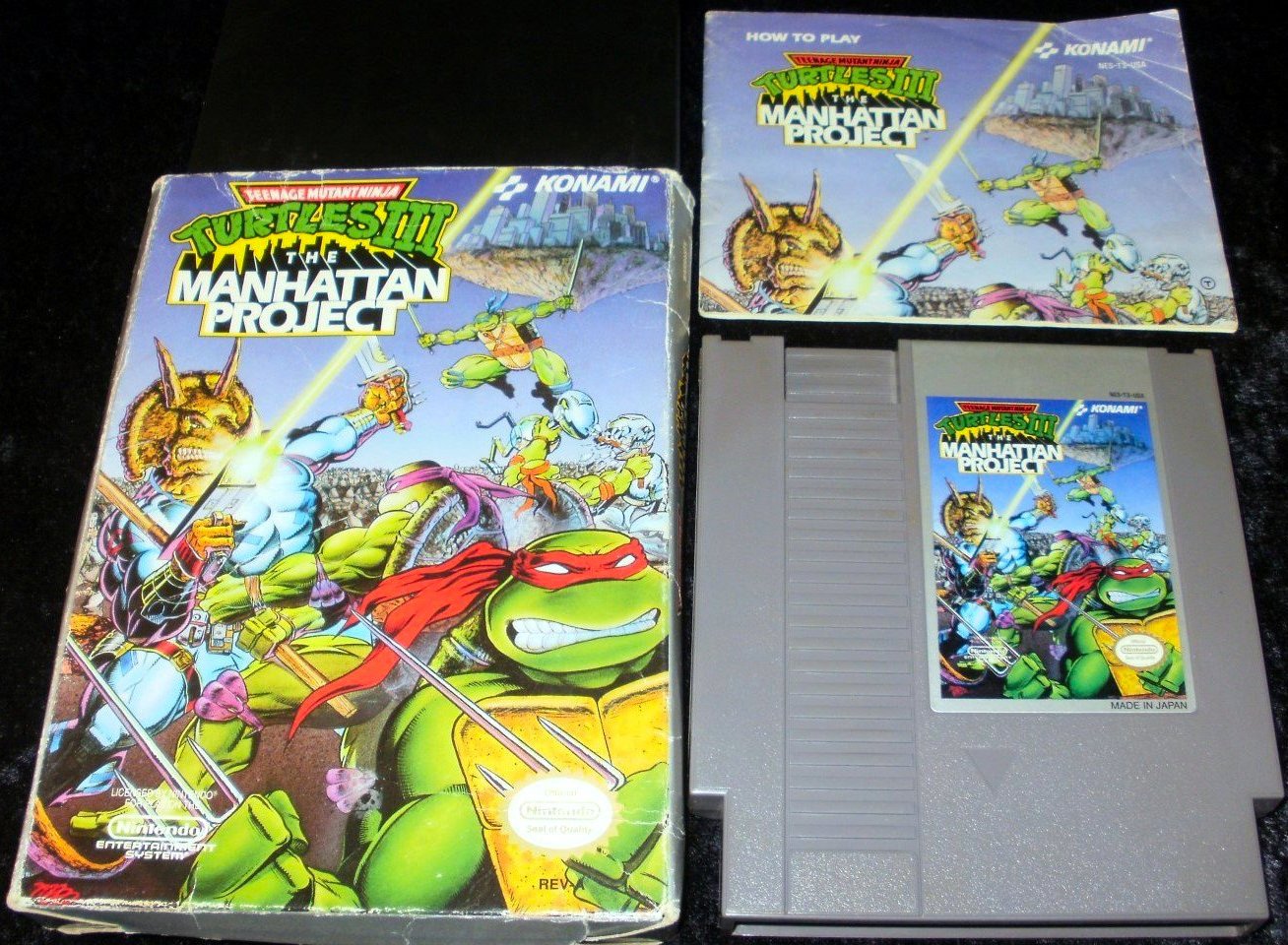 Teenage Mutant Ninja Turtles 2024 for Nintendo NES CIB