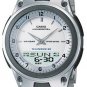 Casio Databank Duo World Time Watch Steel Band AW80D-7