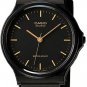 Casio Thin Black Analog Watch MQ24-1E NEW