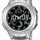 New Casio Black Active Dial World Time Watch AQ160WD-1