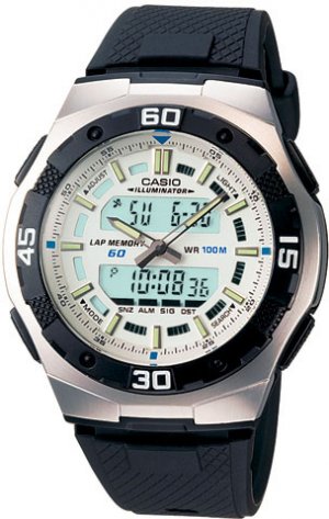 Casio Analog Digital Sports Watch AQ-164W-7 New